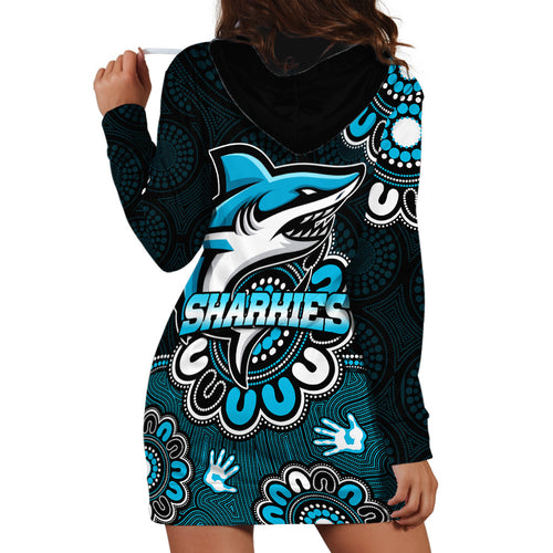 nrl-cronulla-sutherland-sharks-rugby-sharkies-1963-aboriginal-hoodie-dress