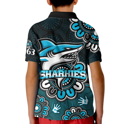 nrl-cronulla-sutherland-sharks-rugby-sharkies-1963-aboriginal-kid-polo-shirt