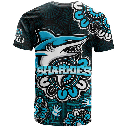 nrl-cronulla-sutherland-sharks-rugby-sharkies-1963-aboriginal-t-shirt