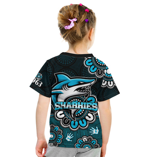 nrl-cronulla-sutherland-sharks-rugby-sharkies-1963-aboriginal-kid-t-shirt