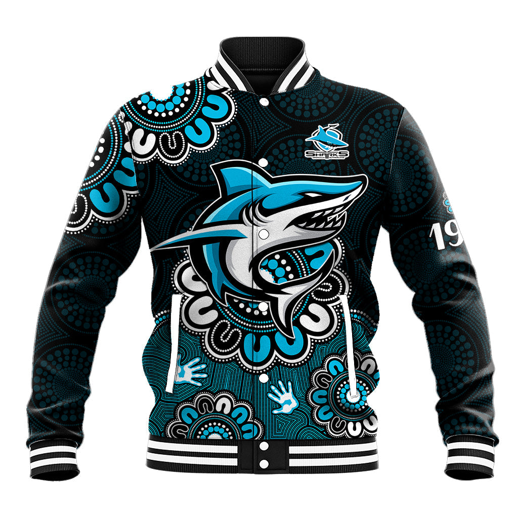 nrl-cronulla-sutherland-sharks-rugby-sharkies-1963-aboriginal-baseball-jacket