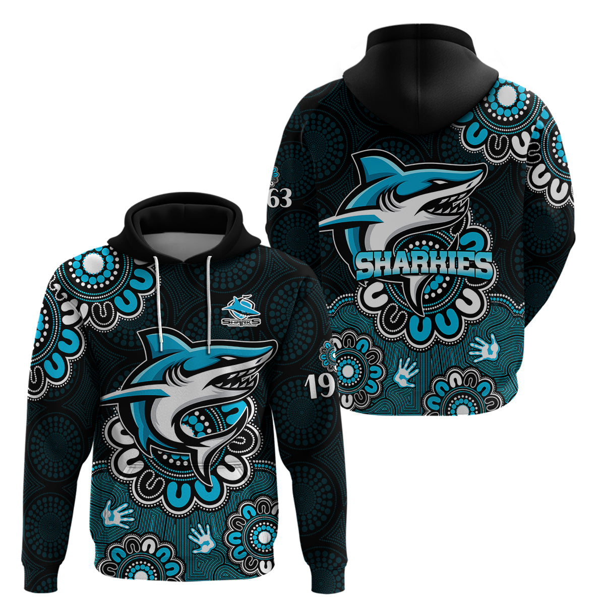 nrl-cronulla-sutherland-sharks-rugby-sharkies-1963-aboriginal-hoodie