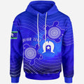 [Custom] Torres Strait Islanders Hoodie - Torres Symbol With  Turtle