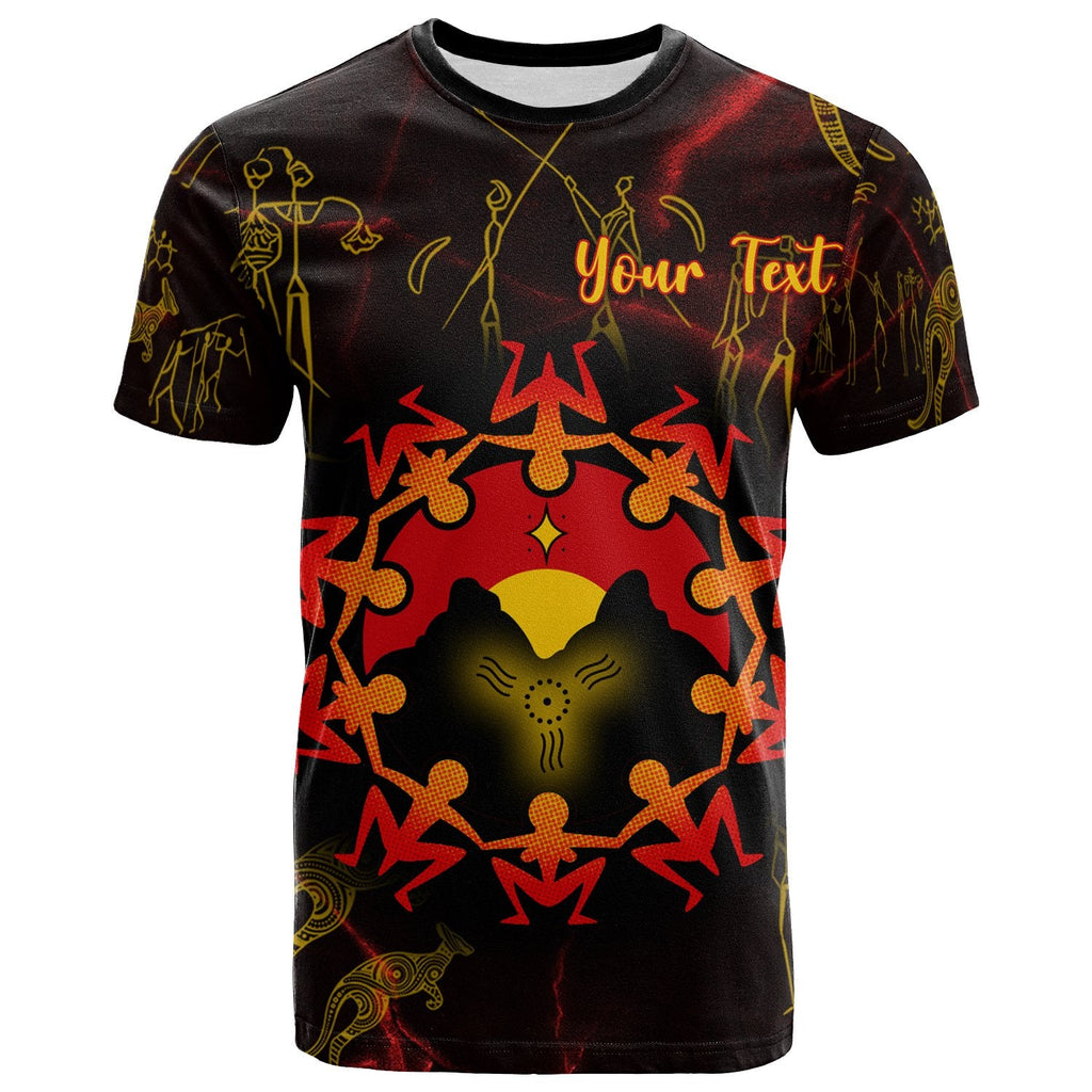 custom-aboriginal-t-shirts-australia-map-and-indigenous-flag