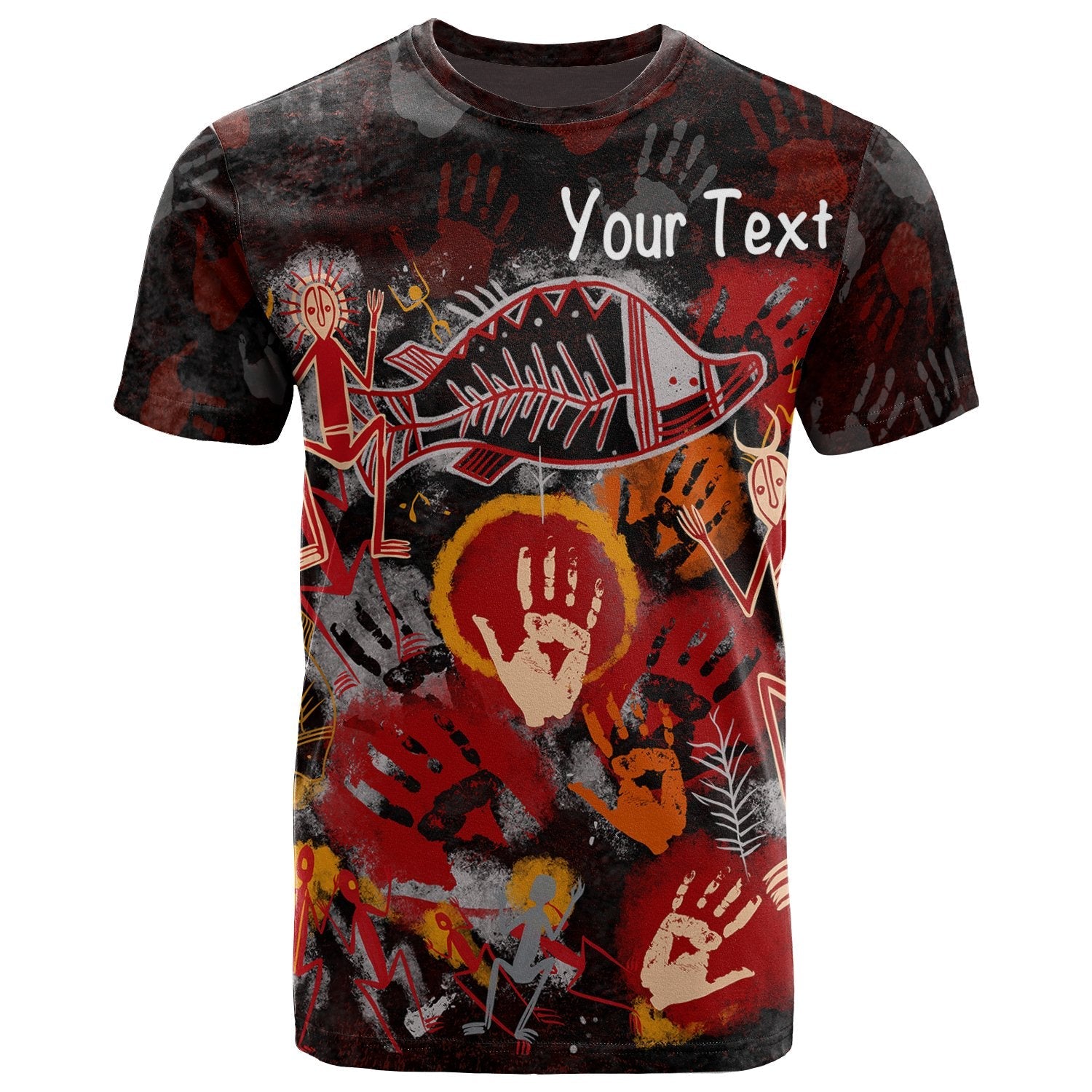 custom-aboriginal-t-shirts-indigenous-fish-hand-art