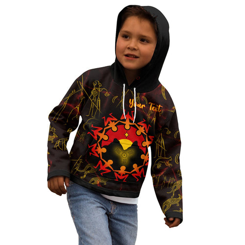 custom-aboriginal-hoodie-kids-australia-map-and-indigenous-flag