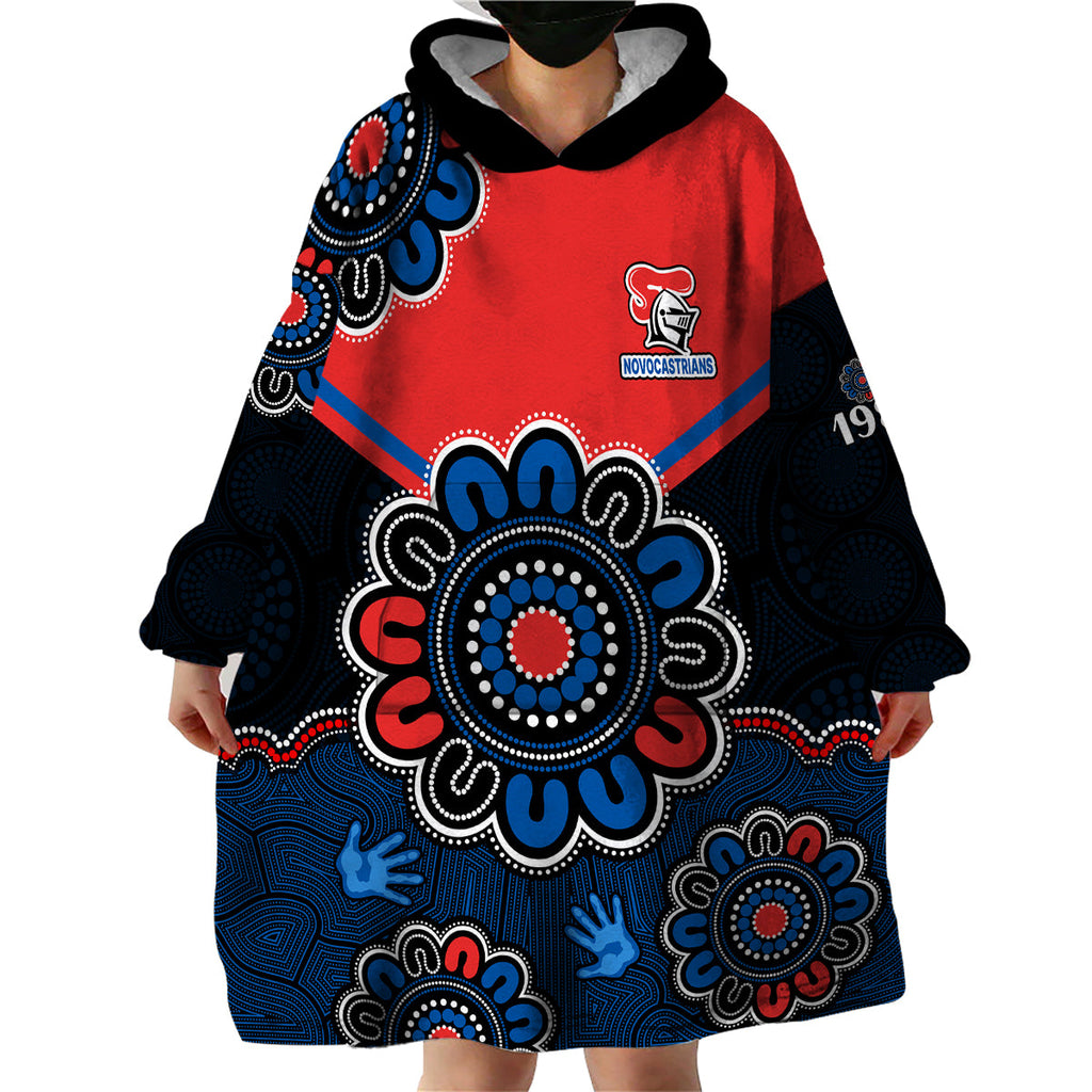 custom-personalised-nrl-newcastle-knights-rugby-novocastrians-1987-aboriginal-wearable-blanket-hoodie