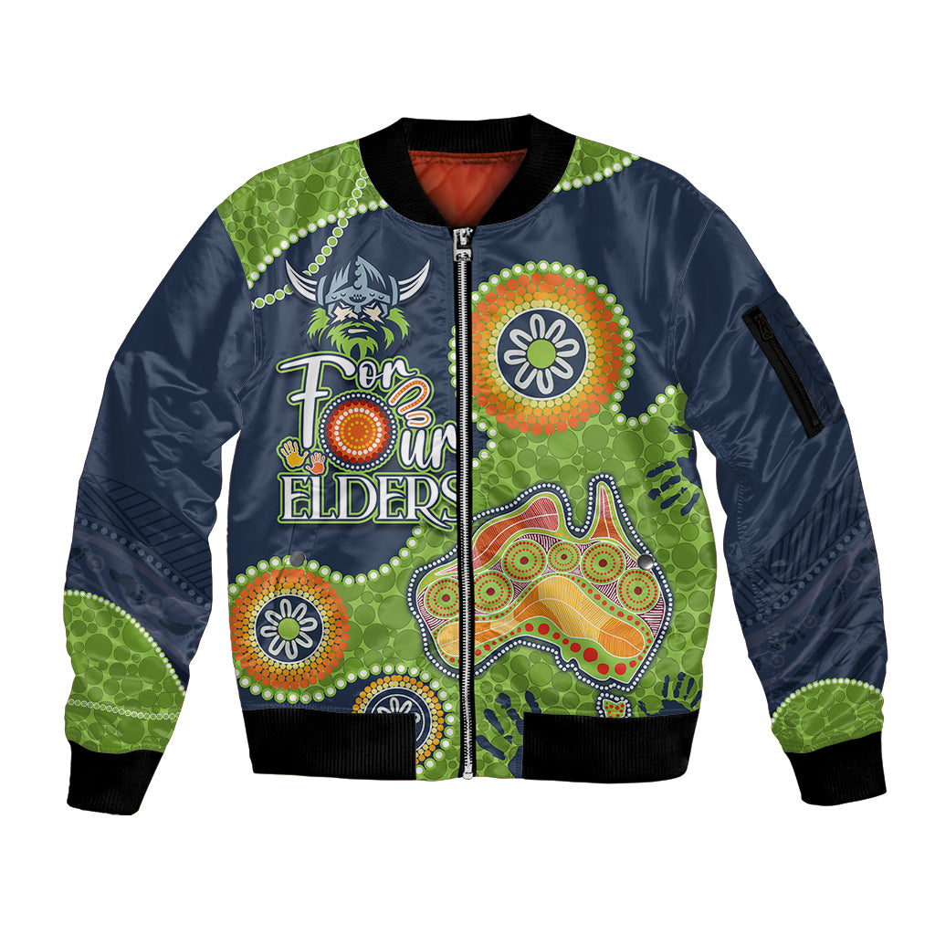 personalised-naidoc-week-2023-nrl-raiders-for-our-elders-sleeve-zip-bomber-jacket