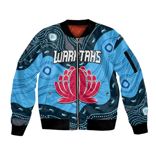 custom-personalised-waratahs-rugby-sleeve-zip-bomber-jacket-nsw-indigenous