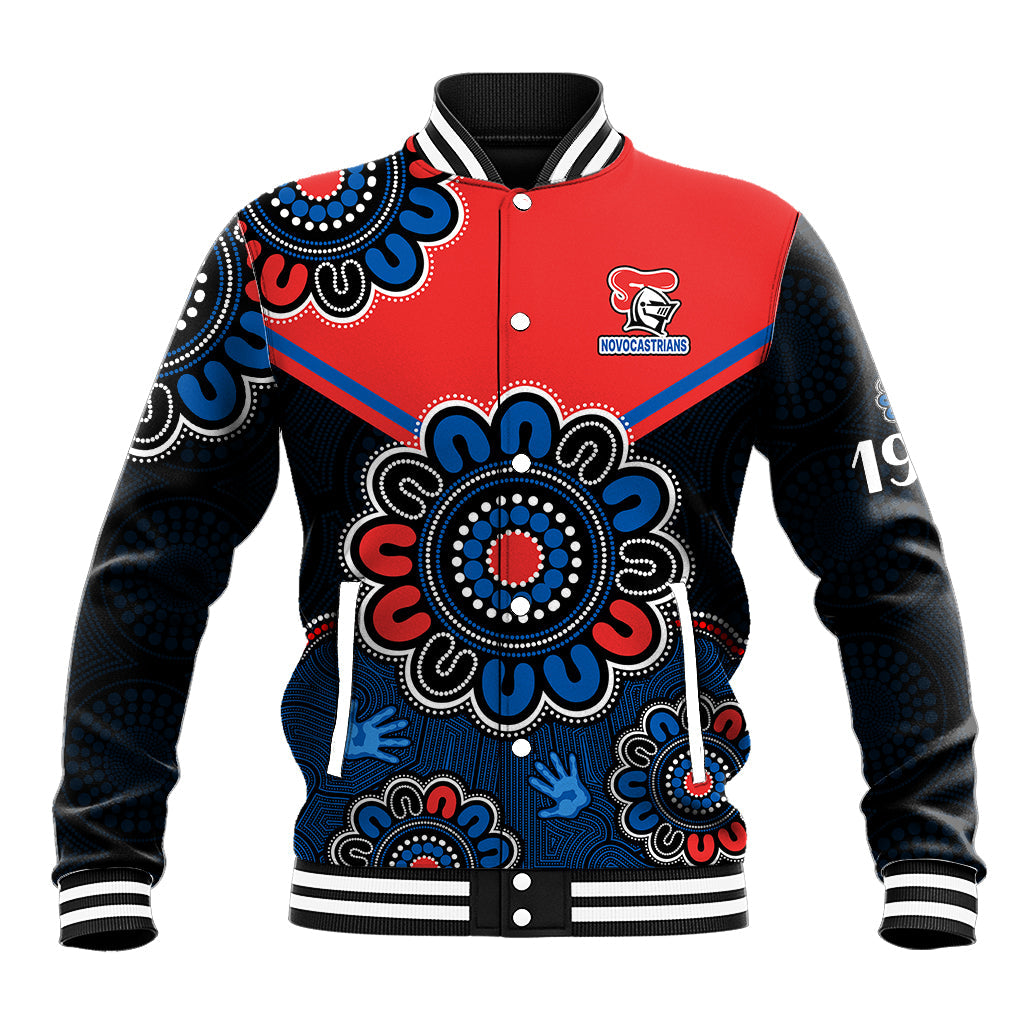 custom-personalised-nrl-newcastle-knights-rugby-novocastrians-1987-aboriginal-baseball-jacket