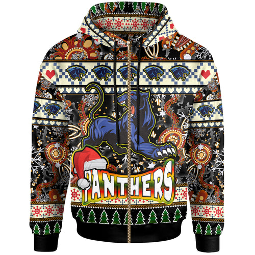 panthers-rugby-christmas-hoodie-custom-xmas-panthers-christmas-balls-snowflake-with-aboriginal-patterns-hoodie