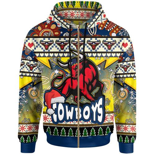 cowboys-rugby-christmas-hoodie-custom-xmas-cowboys-christmas-balls-snowflake-with-aboriginal-patterns-hoodie