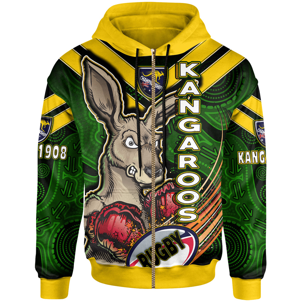 kangaroos-rugby-hoodie-custom-kangaroo-rugby-league-sport-style-aboriginal-culture-personalised-player-and-number-hoodie