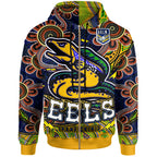 nrlw-eels-rugby-hoodie-custom-eels-womens-rugby-league-with-aboriginal-style-player-and-number-hoodie