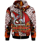 st-george-rugby-hoodie-custom-dragon-fire-rugby-with-aboriginal-art-personalised-player-and-number-hoodie