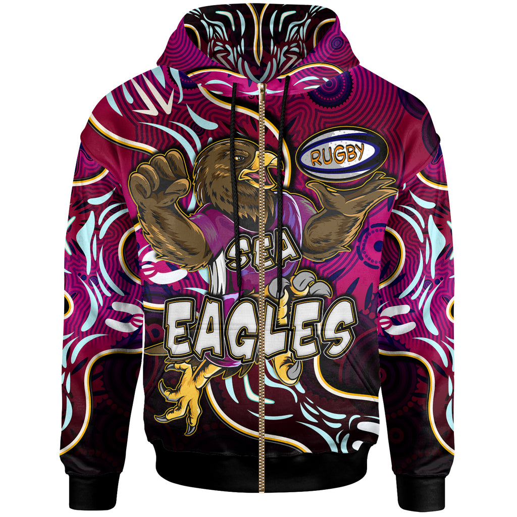sea-eagles-rugby-hoodie-custom-eagles-rugby-with-aboriginal-patterns-personalised-player-and-number-hoodie