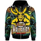 wallabies-rugby-hoodie-custom-kangaroo-rugby-championship-sport-aboriginal-culture-personalised-player-and-number-hoodie