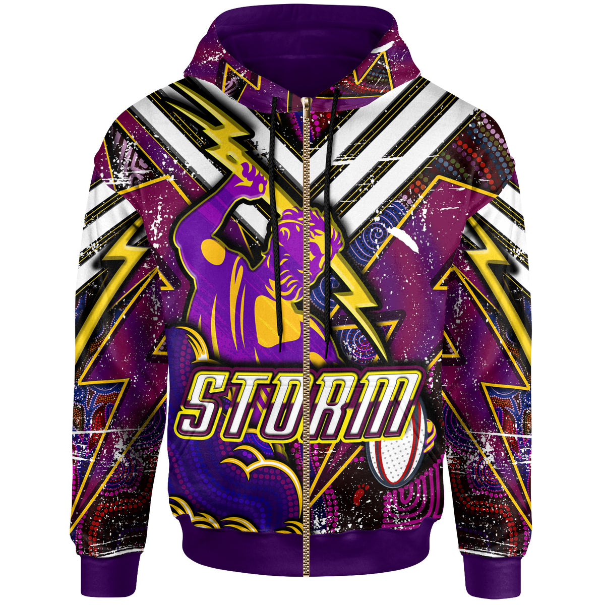 storm-rugby-hoodie-custom-storm-and-thunder-aboriginal-style-of-dot-background-personalised-player-and-number-hoodie