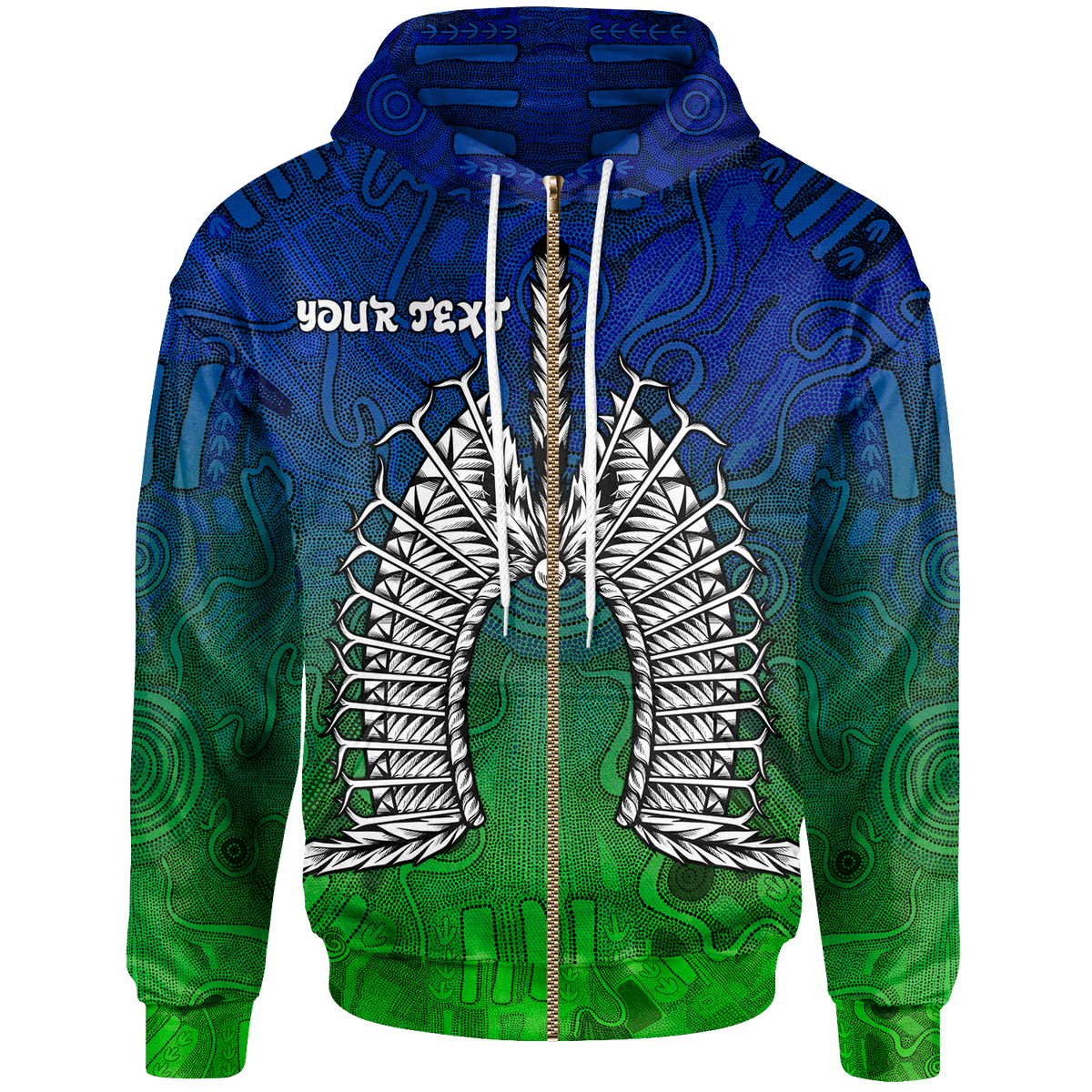 custom-text-torres-strait-islander-zip-up-hoodie-dhari-mask