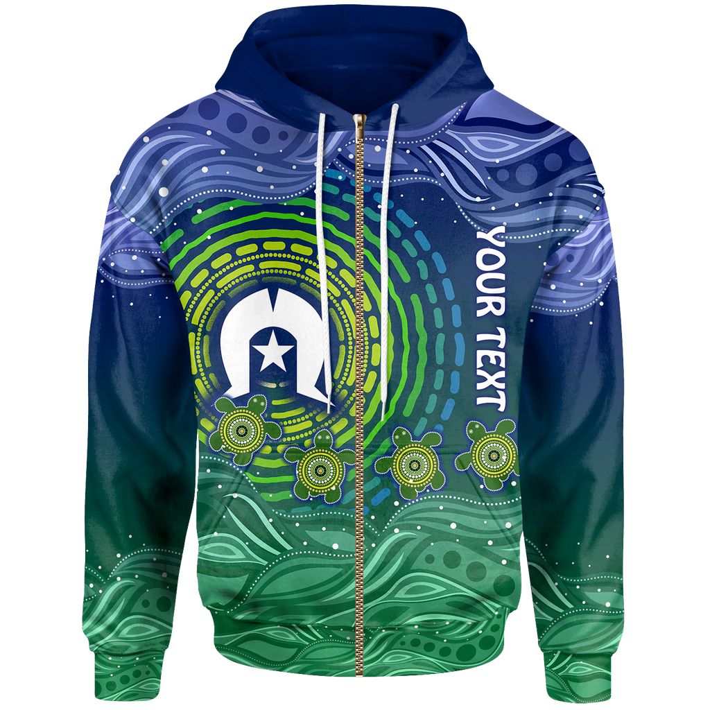 custom-text-torres-strait-islanders-zip-up-hoodie-aboriginal-turtle
