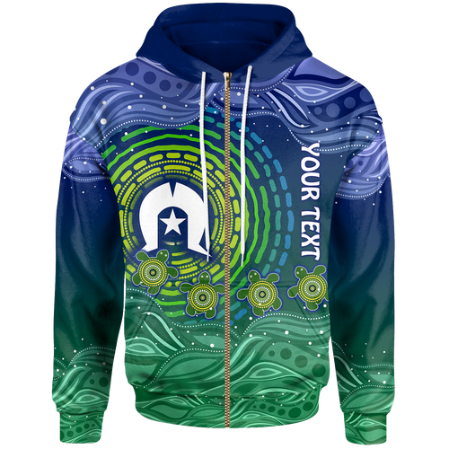 custom-text-torres-strait-islanders-zip-up-hoodie-aboriginal-turtle