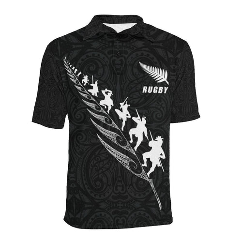 rugby-haka-fern-polo-t-shirt