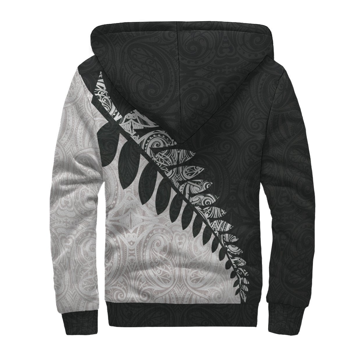 silver-fern-black-white-sherpa-hoodie