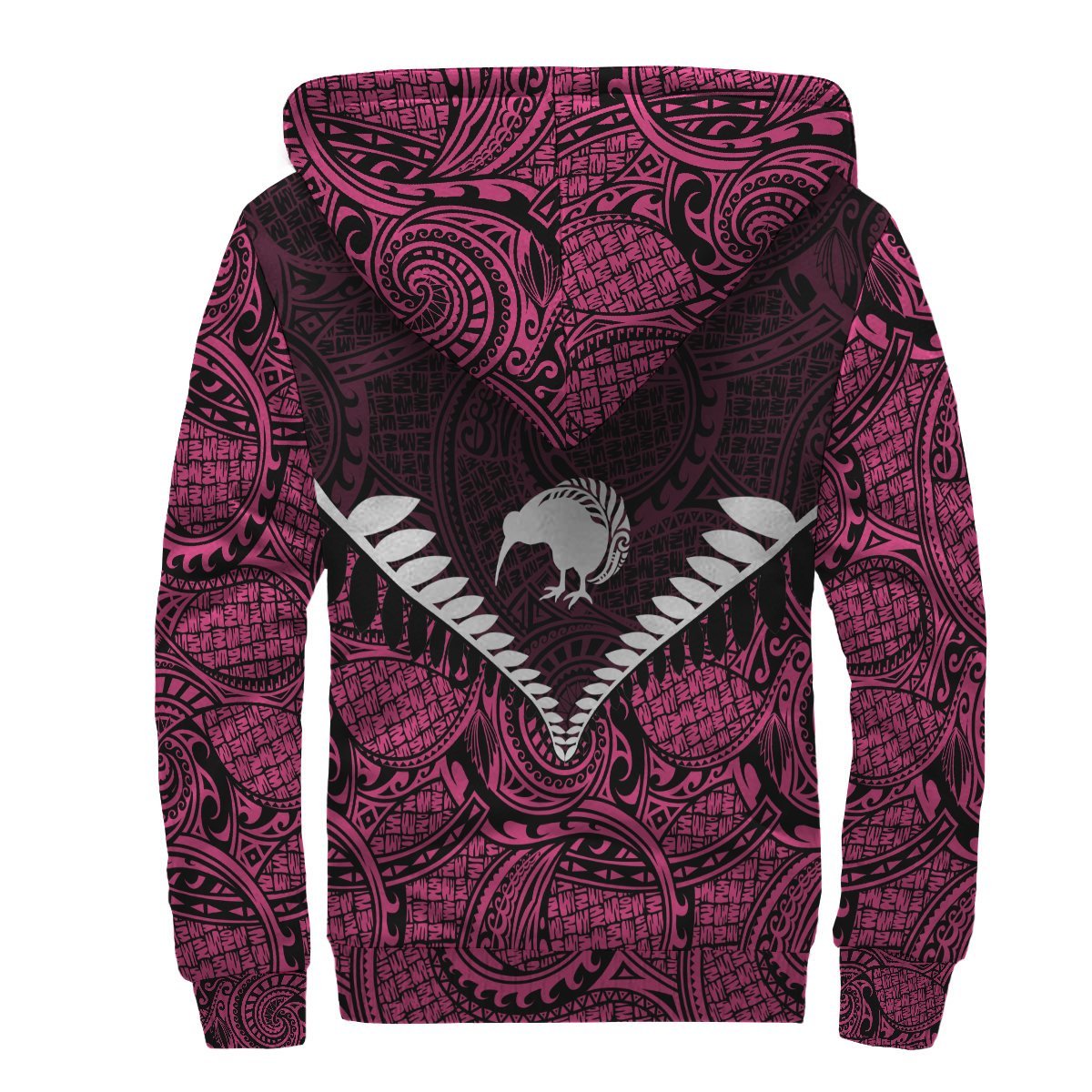 silver-fern-kiwi-pink-sherpa-hoodie