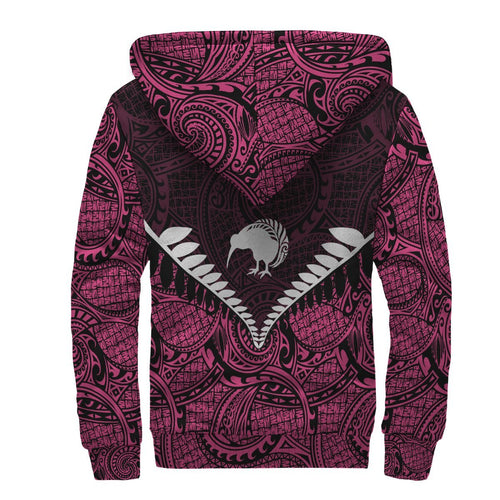 silver-fern-kiwi-pink-sherpa-hoodie