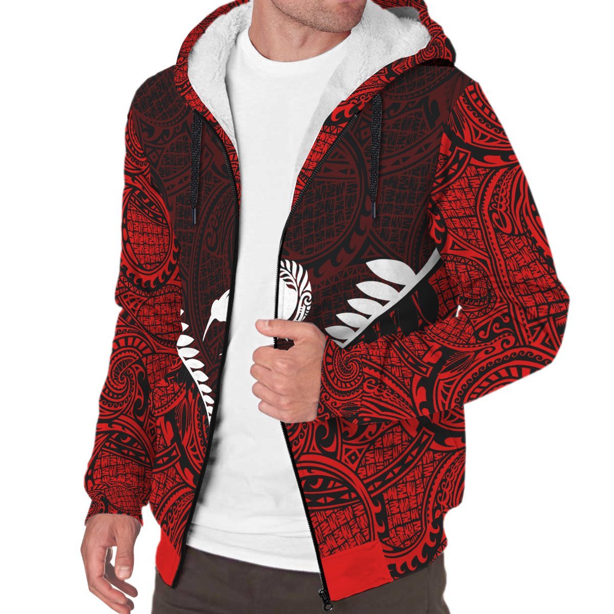 silver-fern-kiwi-red-sherpa-hoodie