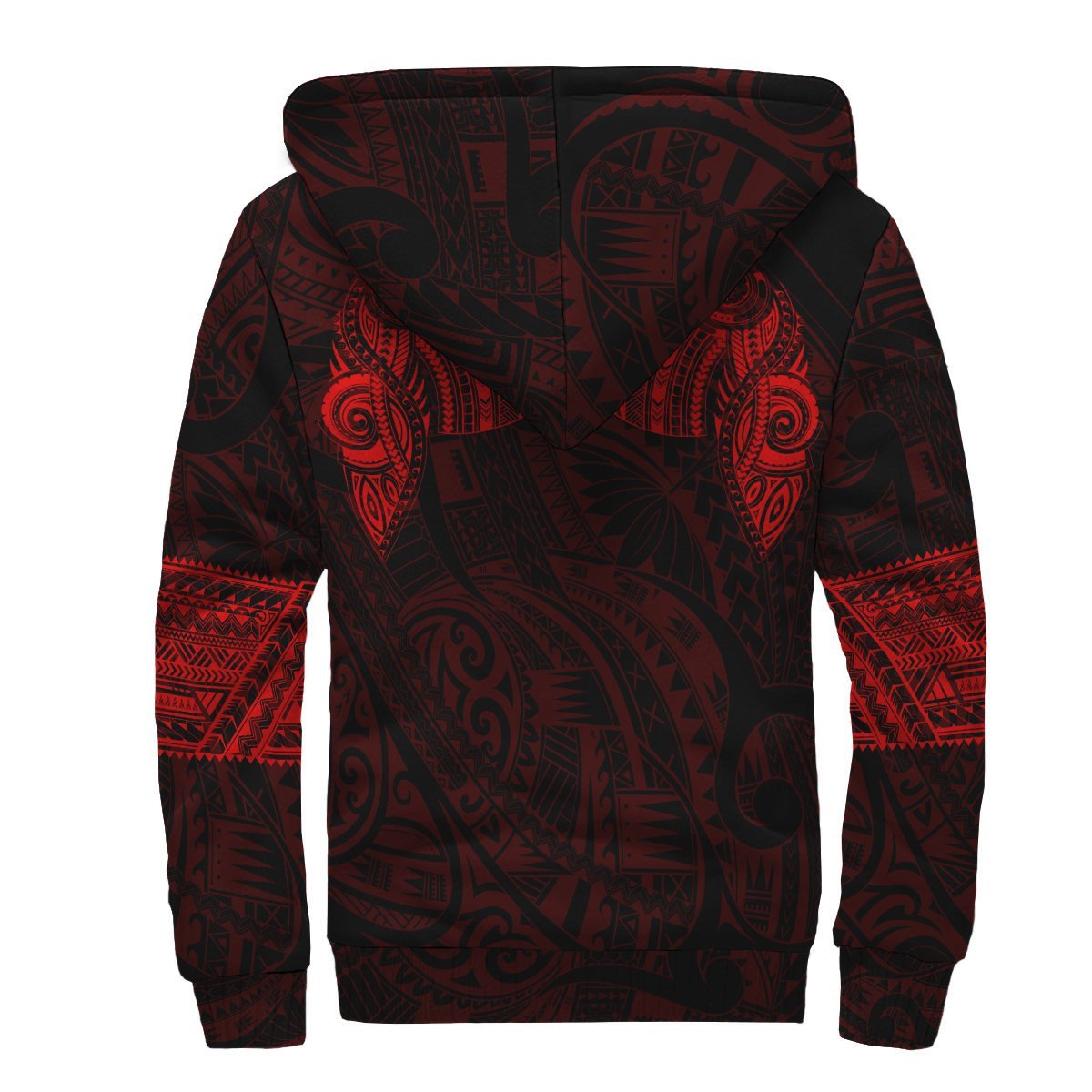 aotearoa-tattoo-sherpa-hoodie-red