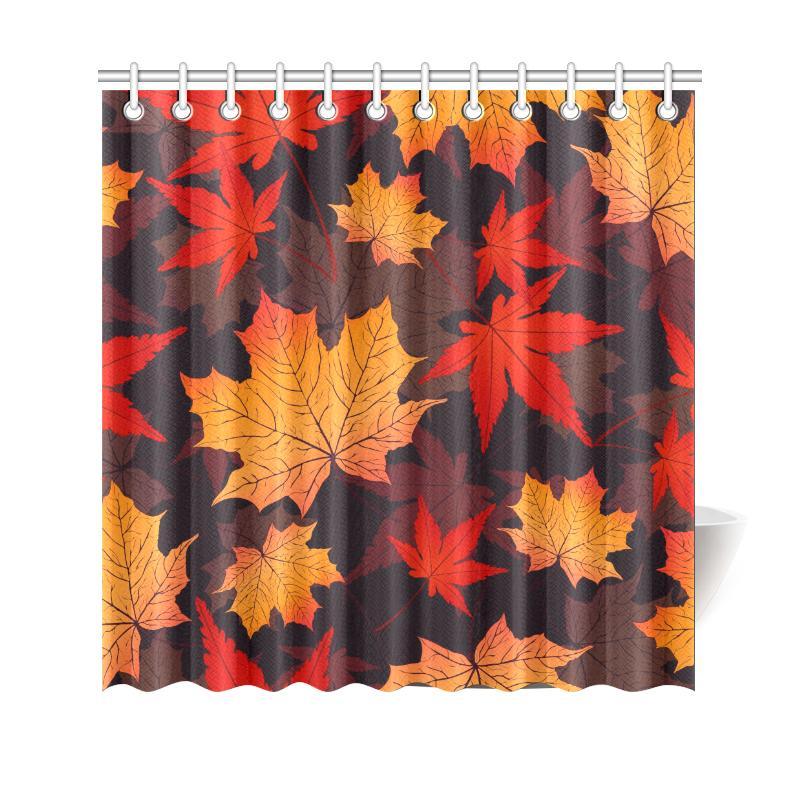 canada-maple-leaf-red-shower-curtain
