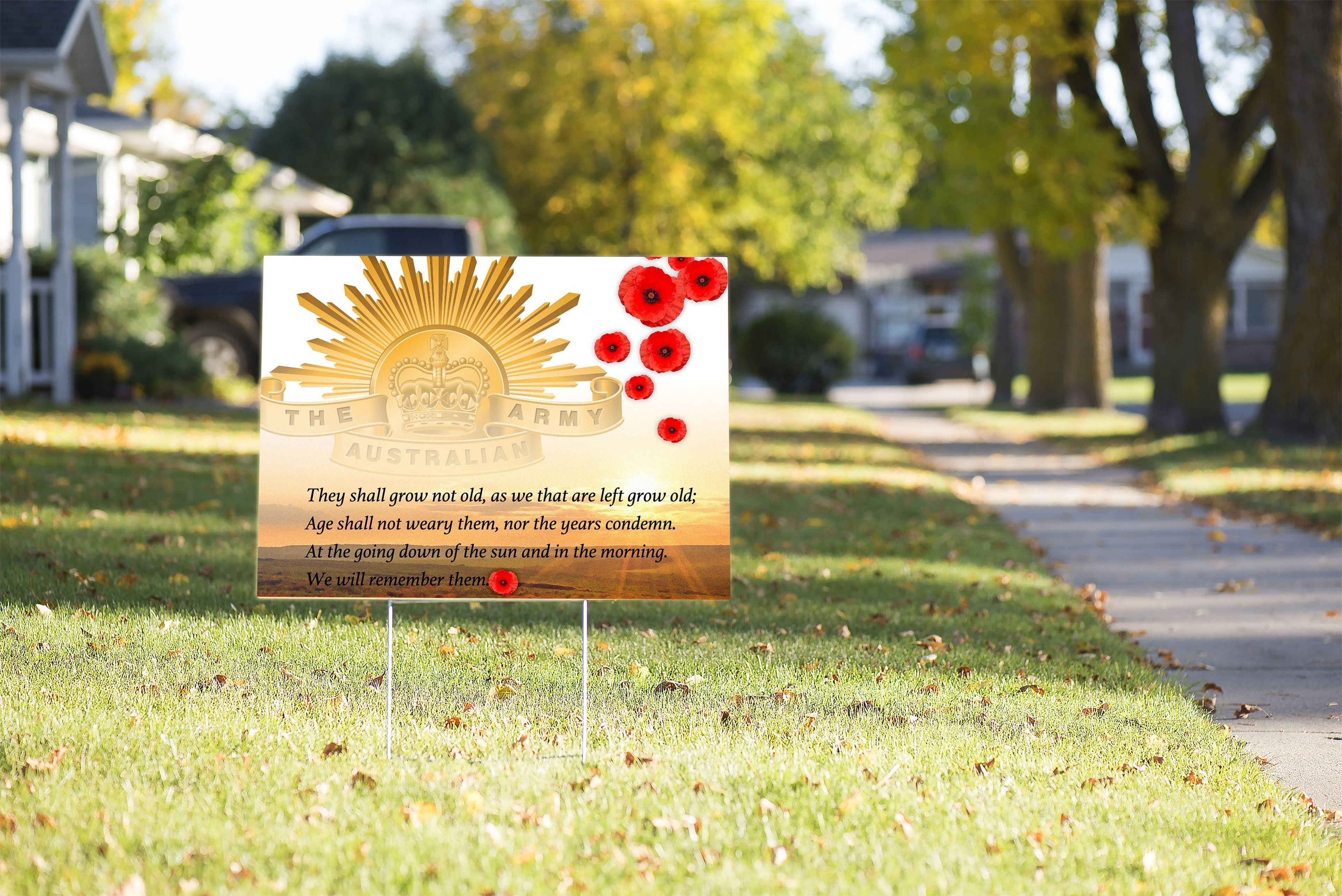 Anzac Day 2021 Yard Sign - We Will Remember Them Ver02 - Vibe Hoodie