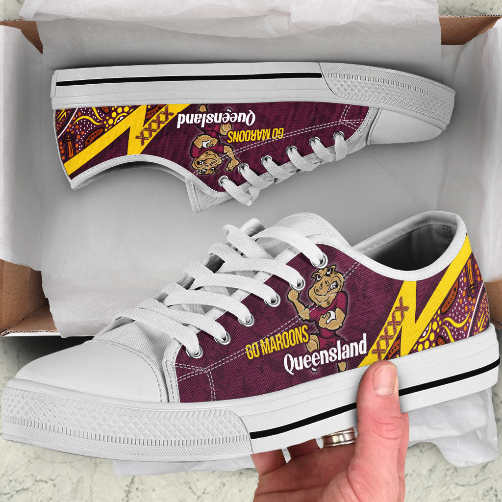 queensland-rugby-league-team-low-top-canvas-shoes-queensland-maroons-sport-state-of-origin-low-top-canvas-shoes