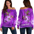 custom-personalised-australian-aboriginal-off-shoulder-sweater-happy-turtle-family-version-purple
