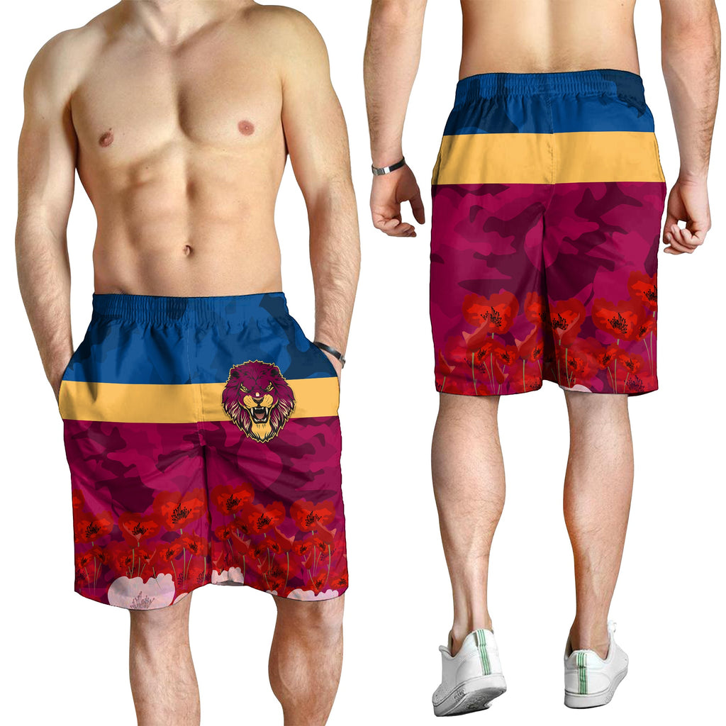 lions-anzac-2022-men-shorts-brisbane-brissie-poppy-flowers