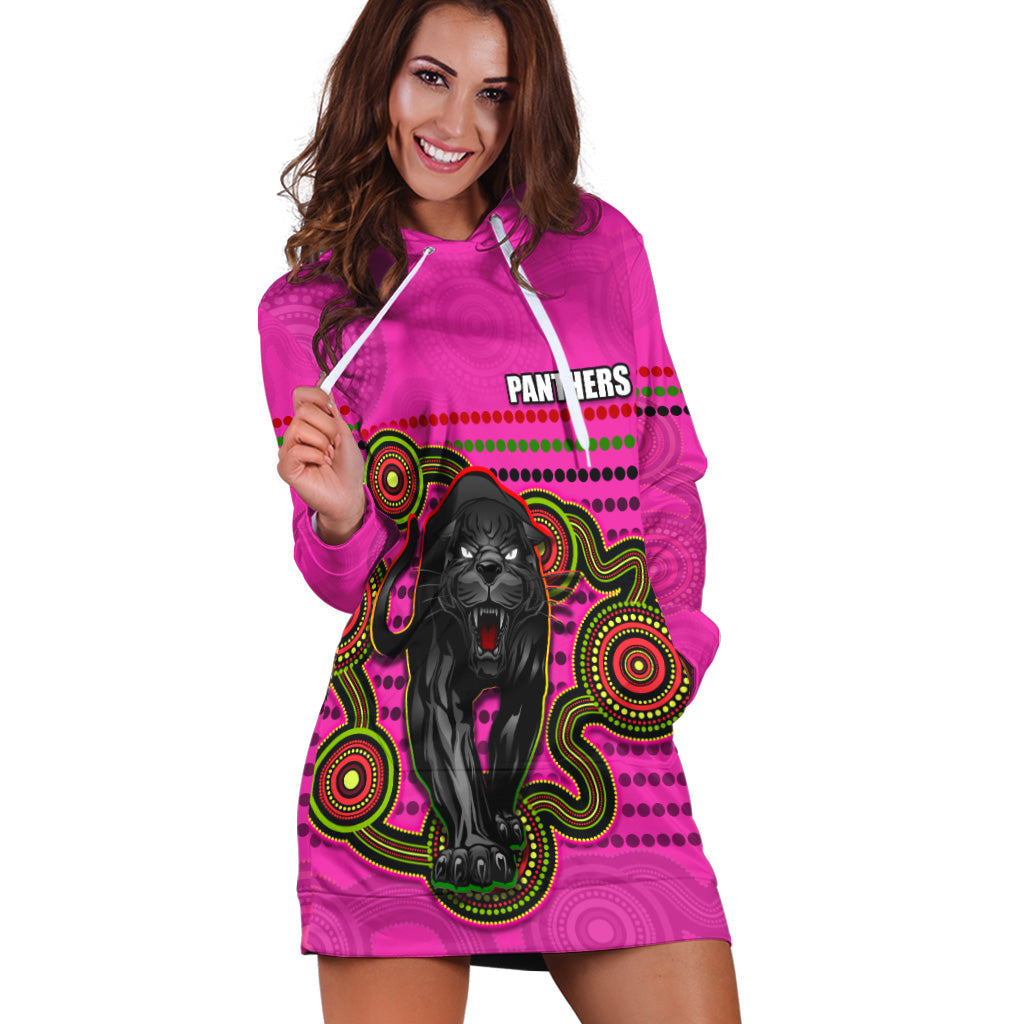 custom-personalised-panthers-indigenous-hoodie-dress-version-pink-alternate