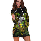 custom-personalised-golden-wattle-hoodie-dress-australia-acacia-pycnantha-mix-aboriginal