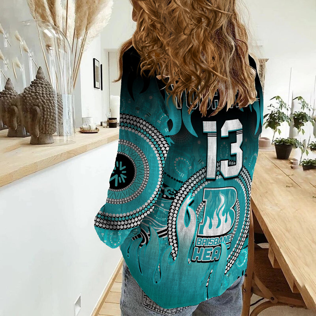 custom-text-and-number-brisbane-heat-women-casual-shirt-aboriginal-sunshine