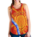 Suns Football Women Racerback Tank Royal Gold Coast | Vibehoodie.co
