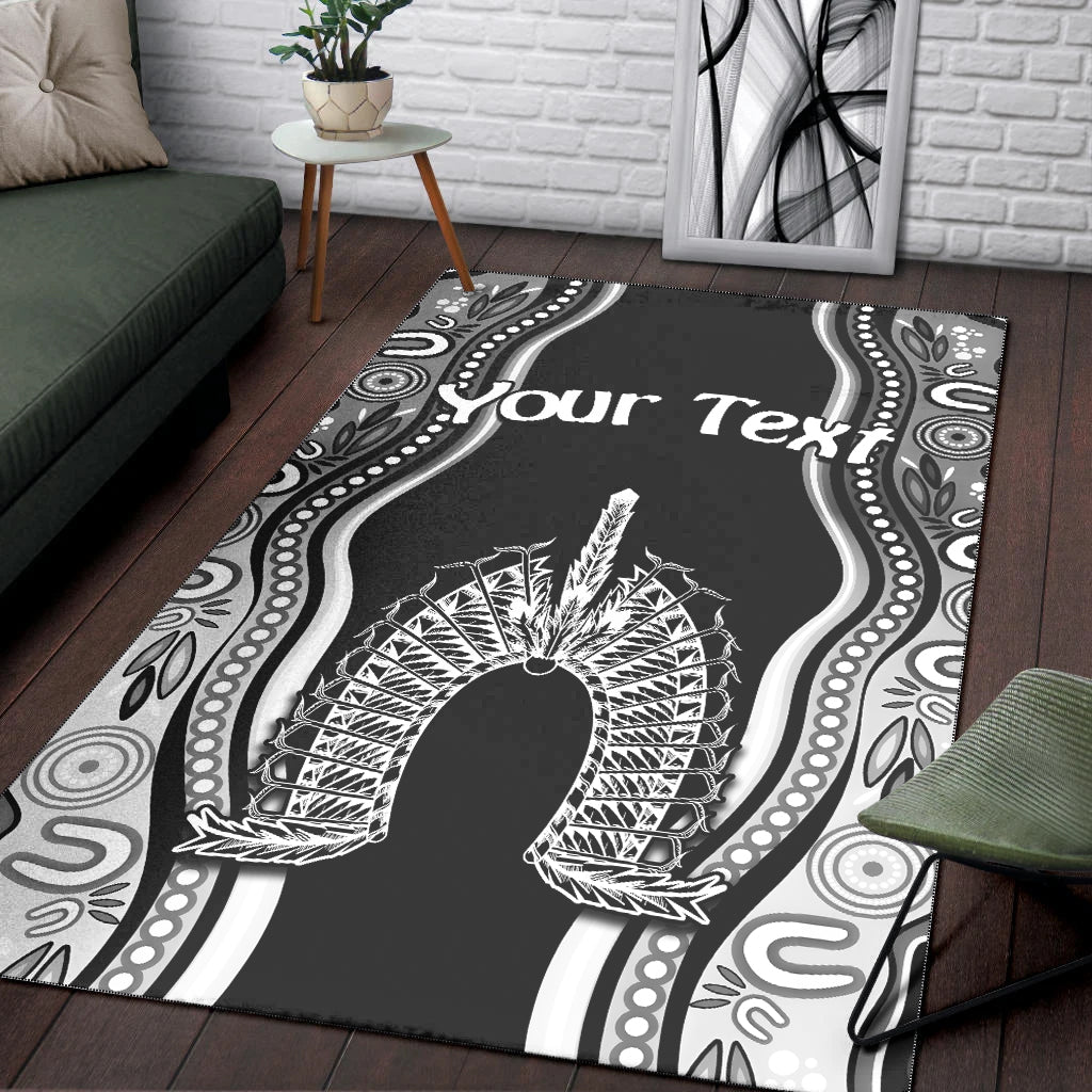 custom-personalised-torres-strait-islands-area-rug-the-dhari-mix-aboriginal-turtle-version-black-02