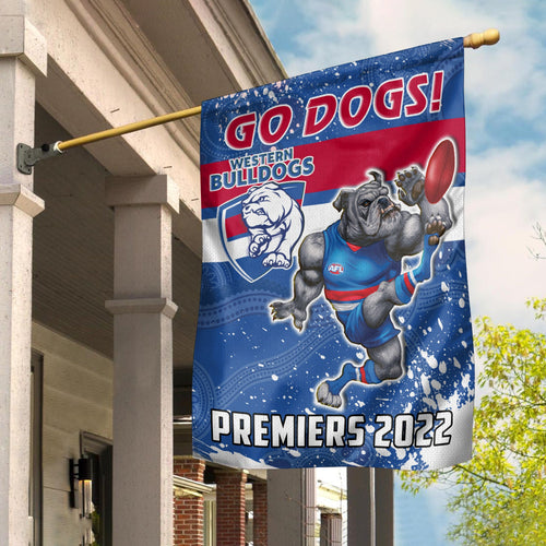 western-bulldogs-football-flag-premiers-2022-aboriginal-art-go-dogs