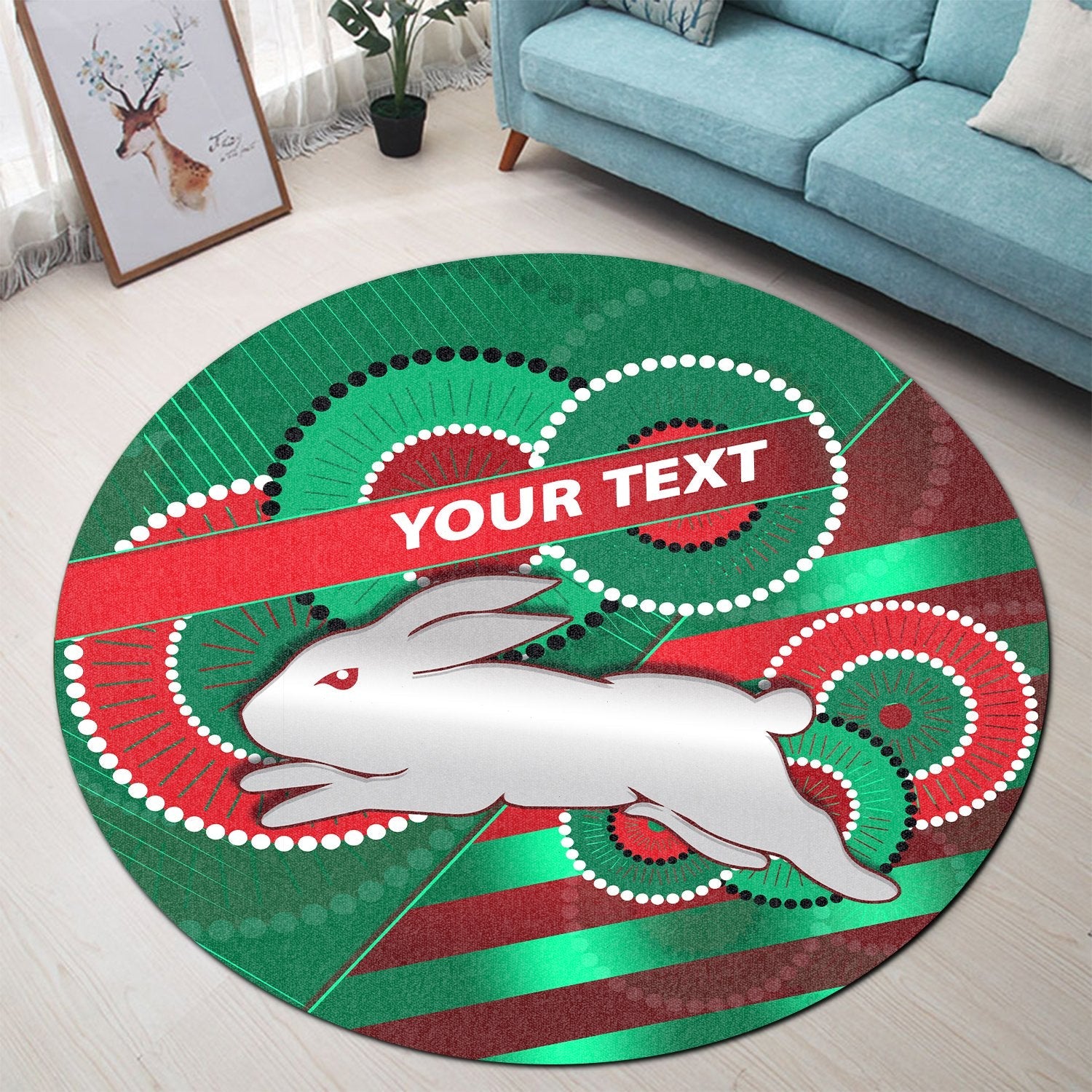 custom-personalised-rabbitohs-round-carpet-indigenous-bravery