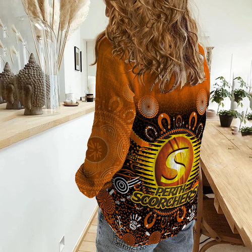 perth-scorchers-women-casual-shirt-aboriginal-sunshine