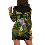 custom-personalised-golden-wattle-hoodie-dress-australia-acacia-pycnantha-mix-aboriginal