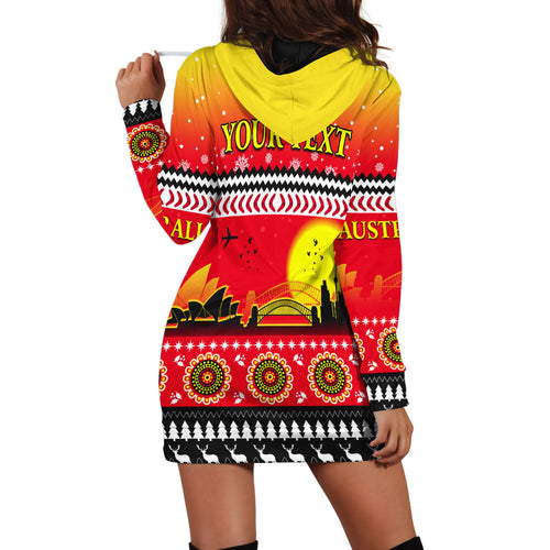 custom-personalised-australia-christmas-hoodie-dress-proud-sydney-opera-house