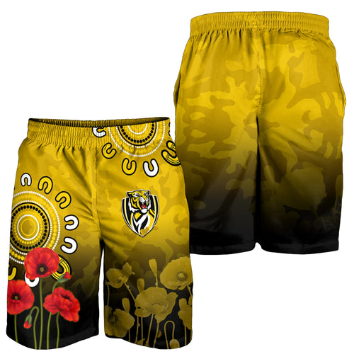 richmond-anzac-2022-men-shorts-tigers-aboriginal-poppy