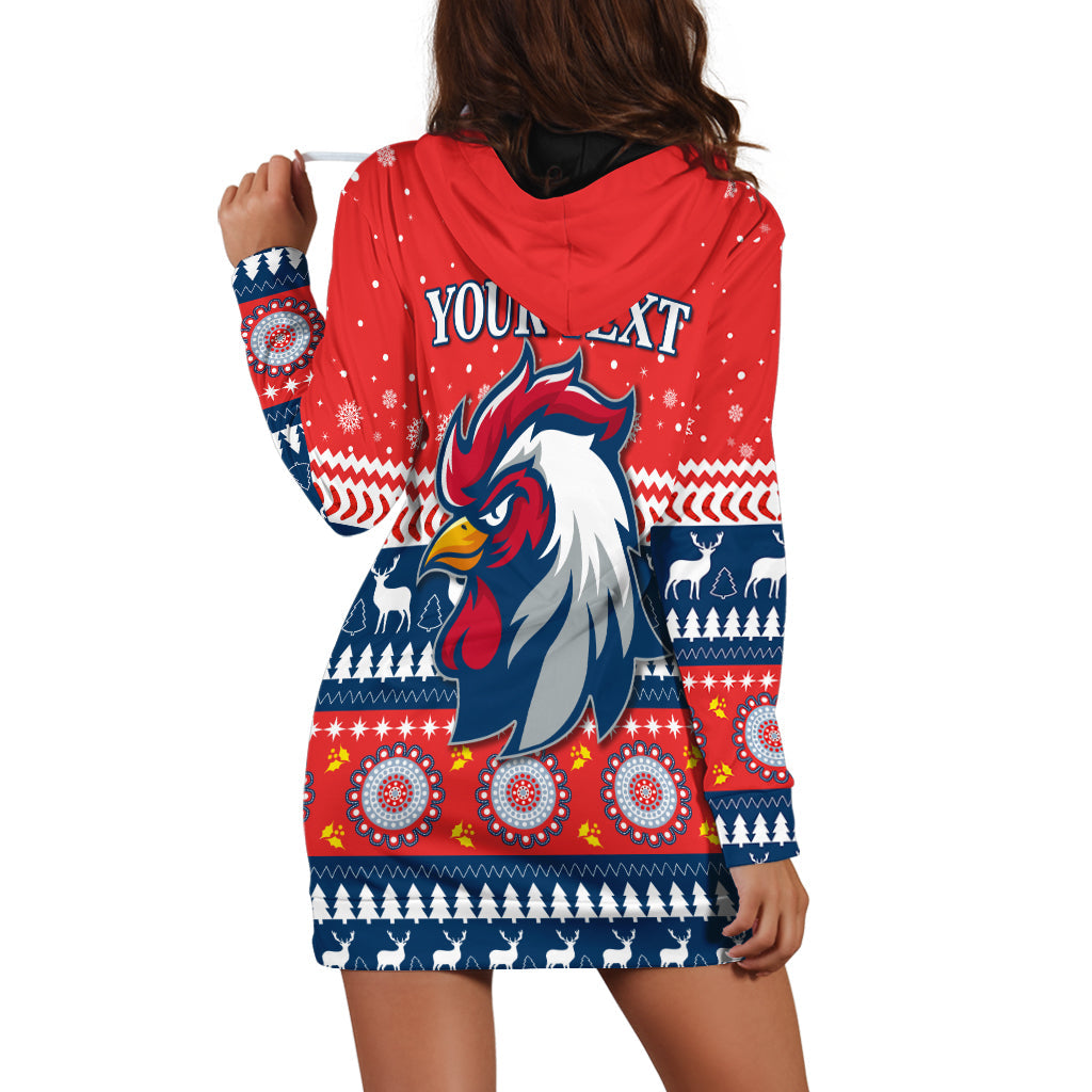 custom-personalised-roosters-hoodie-dress-merry-christmas-sydney