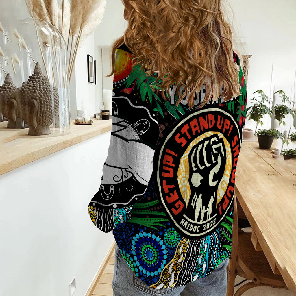 custom-personalised-rabbitohs-naidoc-week-2022-women-casual-shirt-aboriginal-get-up