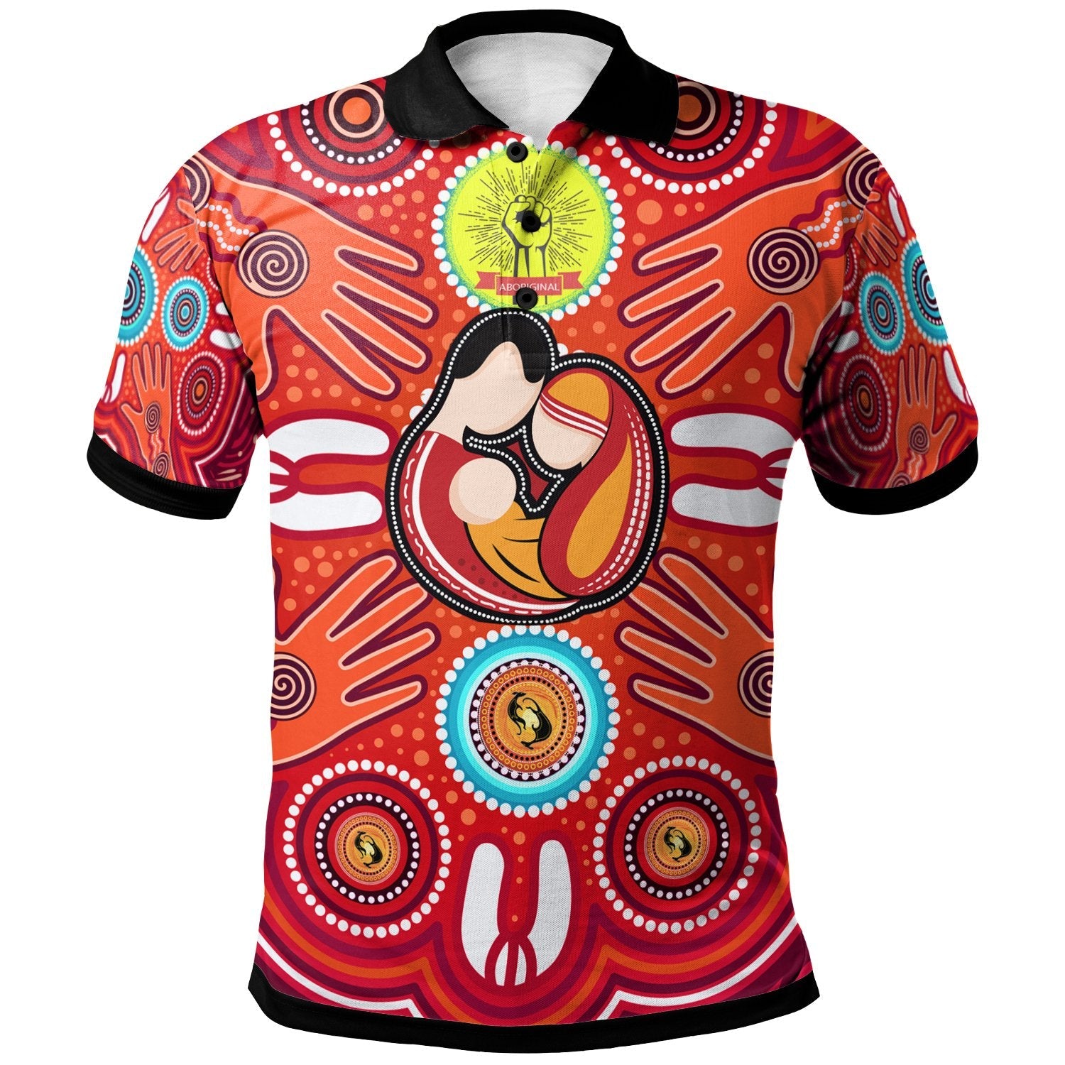 polo-shirts-aboriginal-family-with-dot-painting-art-2